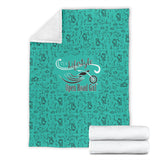 TEAL Open Road Girl Scatter Regular Blanket