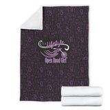 PURPLE Open Road Girl Scatter Regular Blanket
