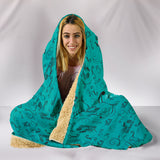 TEAL Open Road Girl Hooded Blanket, 2 Sizes