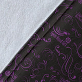 PURPLE Open Road Girl Scatter Regular Blanket