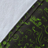 GREEN Open Road Girl Scatter Standard Blanket