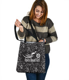 Black & White Scatter Cloth Tote