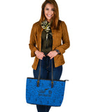 BLUE Scatter Open Road Girl PU Leather Tote