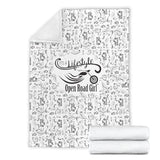 White Scatter Open Road Girl Blanket