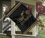 Open Road Girl Design lawn or Home FLAG ONLY, 7 COLORS