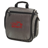 Grey with Red Travel Hanging Toiletry Bag by Open Road Girl