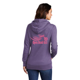 PURPLE Open Road Girl Full PULLOVER Hoodie - CHOOSE YOUR LOGO COLOR!