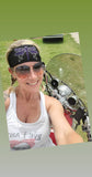 purple dragonfly open road girl rhinestone headwrap