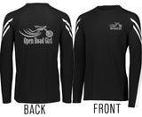**LIMITED TIME OFFER**  MEN'S STYLE Silver Strip Open Road Girl Polyester wicking long sleeve tees, 2 COLORS