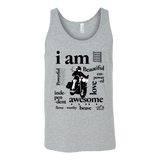 I AM...Inspiration UNISEX Open Road Girl Wide-Back Tank Top, 5 COLORS