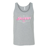 Grammy PINK/WHITE Full Back UNISEX Tank Top