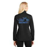 BLACK Open Road Girl Soft Shell Jacket - PICK YOUR LOGO COLOR!!