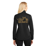 BLACK Open Road Girl Soft Shell Jacket - PICK YOUR LOGO COLOR!!