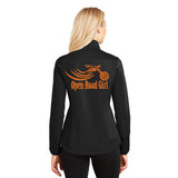 BLACK Open Road Girl Soft Shell Jacket - PICK YOUR LOGO COLOR!!