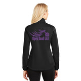 BLACK Open Road Girl Soft Shell Jacket - PICK YOUR LOGO COLOR!!