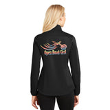 BLACK Open Road Girl Soft Shell Jacket - PICK YOUR LOGO COLOR!!