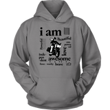 I AM...Inspiration UNISEX Open Road Girl Hoodie, 8 COLORS