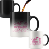 PINK OPEN ROAD GIRL 11OZ MAGIC MUG, 2 STYLES