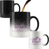 PURPLE OPEN ROAD GIRL 11OZ MAGIC MUG, 2 STYLES