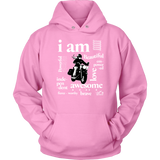 I AM...Inspiration UNISEX Open Road Girl Hoodie, 11 COLORS