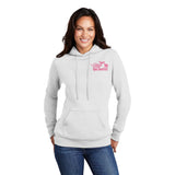 WHITE Open Road Girl Full PULLOVER Hoodie - CHOOSE YOUR LOGO COLOR!