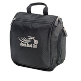 Black and White Travel Hanging Toiletry Bag by Open Road Girl