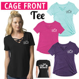 Open Road Girl Cage Front T-Shirt, 4 COLORS