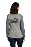 GREY HEATHER Open Road Girl Sweater Fleece Vest