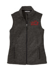 BLACK HEATHER Open Road Girl Sweater Fleece - Choose your logo COLOR!