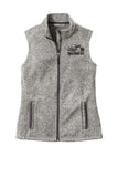 GREY HEATHER Open Road Girl Sweater Fleece Vest