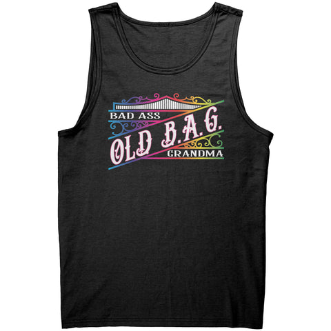 Old BAG (Bad Ass Grandma) UNISEX Wide Tank Top