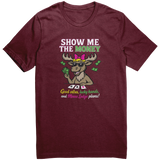 Show_me_the_Money_UNISEX_Tee_Heather_Cardinal_Front_Mockup.png