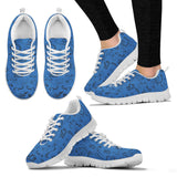 SCATTER DESIGN-10 COLORS-Open Road Girl Womens Tennis Shoes with White Soles