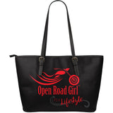 It's a Lifestyle Open Road Girl LARGE PU LEATHER Tote, 9 COLORS