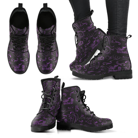 Darker Purple Scatter Open Roads Girl Boot