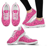 SCATTER DESIGN-10 COLORS-Open Road Girl Womens Tennis Shoes with White Soles
