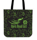 Scatter Open Road Girl CLOTH Tote, 9 COLORS