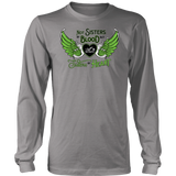 GREEN Not Sisters by Blood...Open Road Girl White Long Sleeve Tee