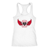 WHITE or GREY/Red May your Angels Always Ride with You Tank Top (2) COLORS