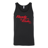RED READY TO RIDE UNISEX WIDE BACK TANK TOP