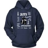 I AM...Inspiration UNISEX Open Road Girl Hoodie, 11 COLORS
