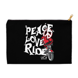 RED Peace Love Ride Accessory Accessory Bags, 2 Sizes