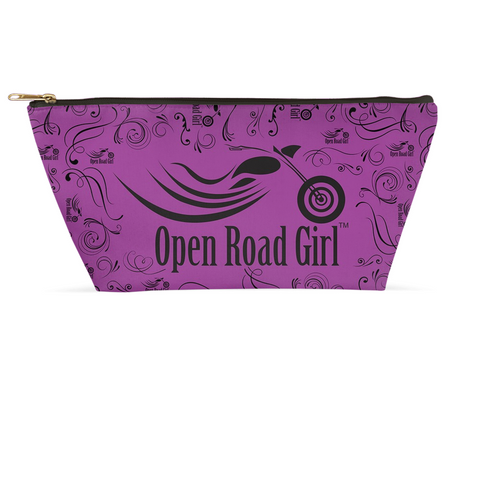 PURPLE Open Road Girl Large Accessory Bags, 2 Sizes