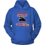 RED A Woman on her Motorcycle is a Beautiful Thing UNISEX Hoodie