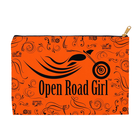 ORANGE Open Road Girl Accessory Bags, 2 Sizes
