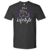 PURPLE It’s a Lifestyle UNISEX Short Sleeve T-Shirt- Crewneck