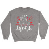 RED It’s a Lifestyle UNISEX Sweatshirt-Crewneck