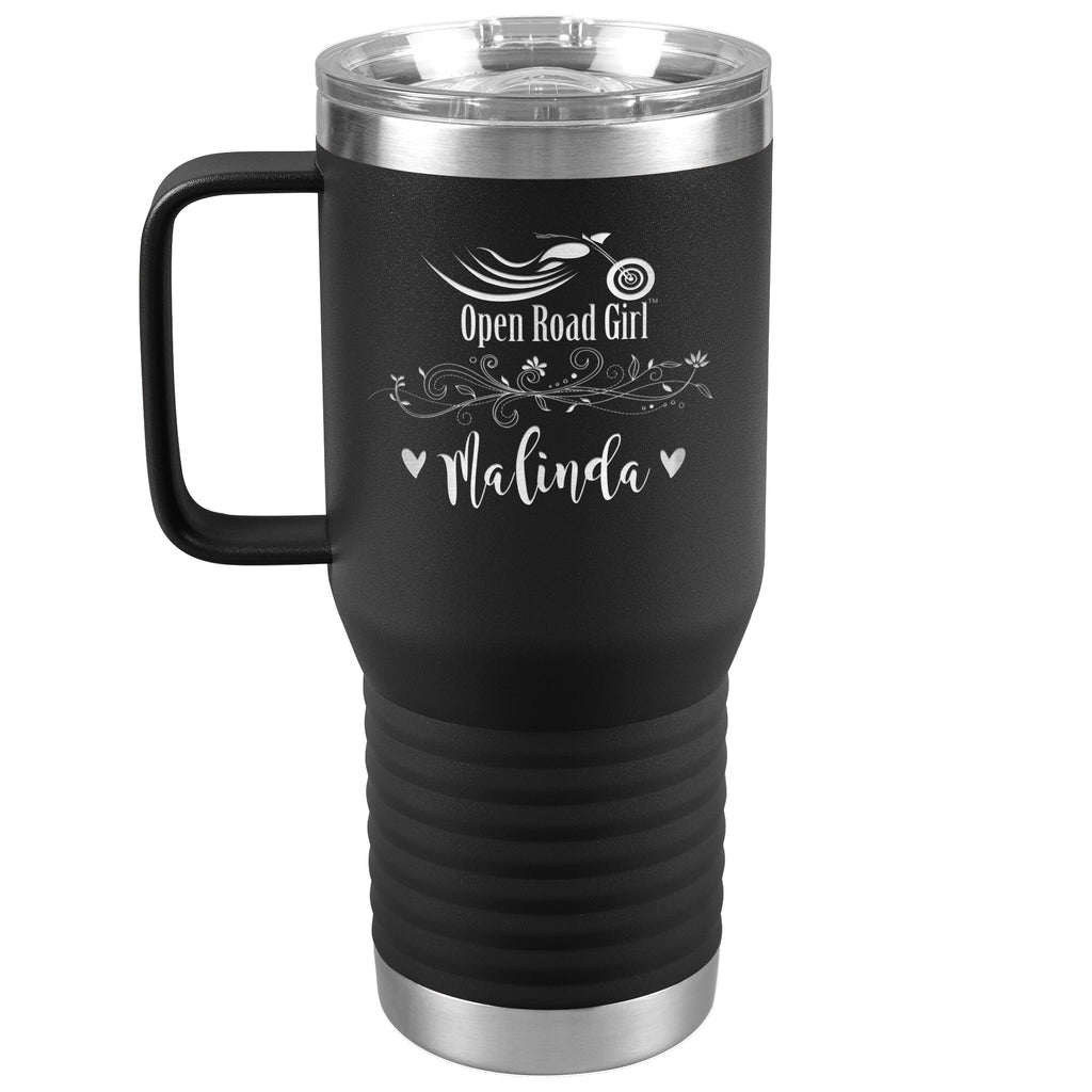 Personalized Tumbler Mug with Handle (20 oz)