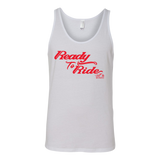 RED READY TO RIDE UNISEX WIDE BACK TANK TOP
