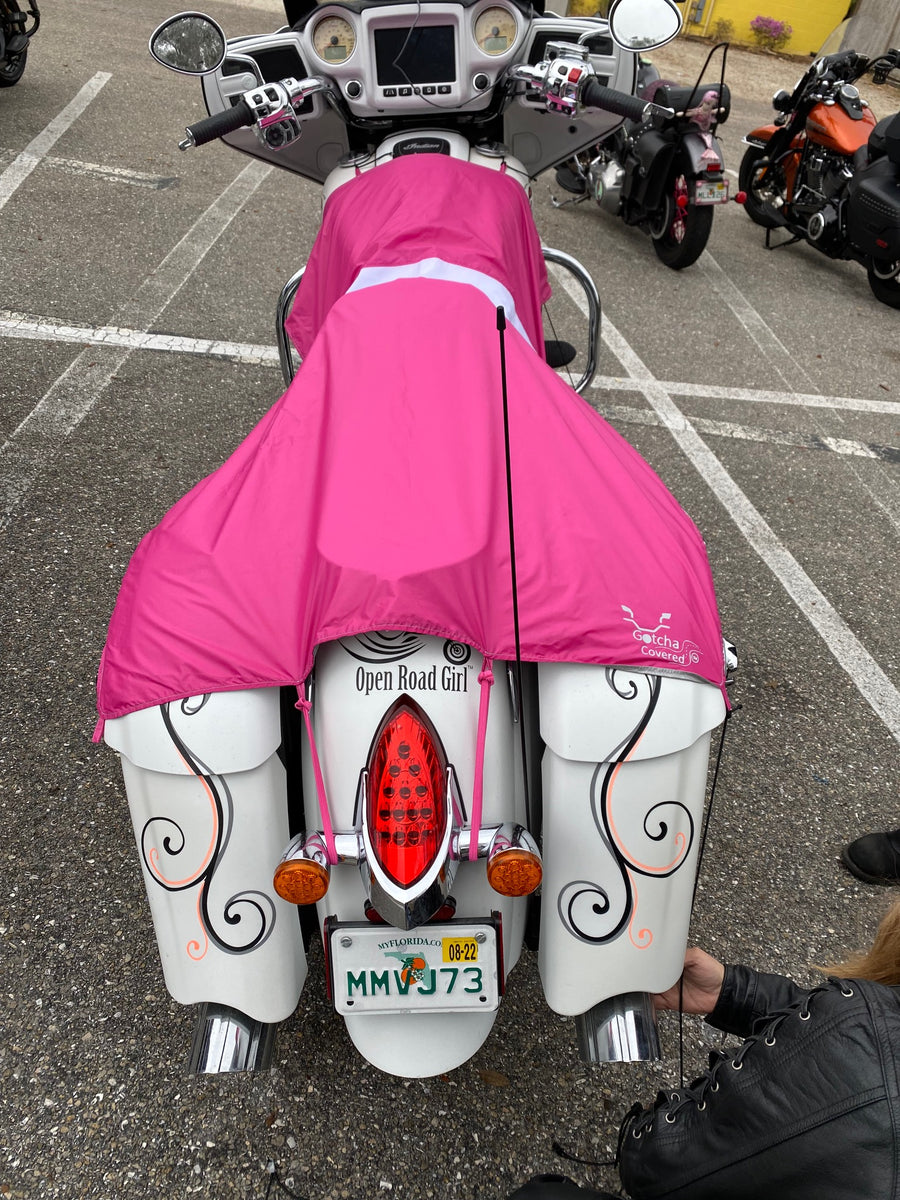 Custom Made Open Road Girl Two Tone Seat Cover